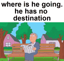 Family Guy Where Is He Going GIF - Family Guy Where Is He Going He Has No Destination GIFs
