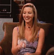 Hoest GIF - Friends Phoebe Smile GIFs