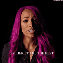 Sasha Banks Im Here To Be The Best GIF - Sasha Banks Im Here To Be The Best Wwe GIFs