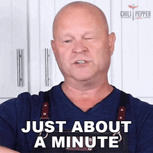 Just About A Minute Michael Hultquist GIF - Just About A Minute Michael Hultquist Chili Pepper Madness GIFs