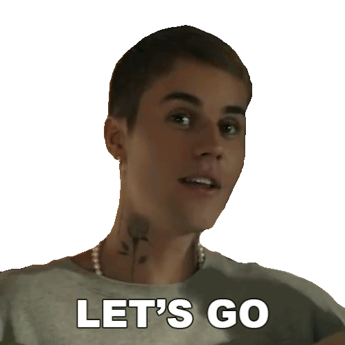 Lets Go Justin Bieber Sticker - Lets Go Justin Bieber Ghost Song Stickers