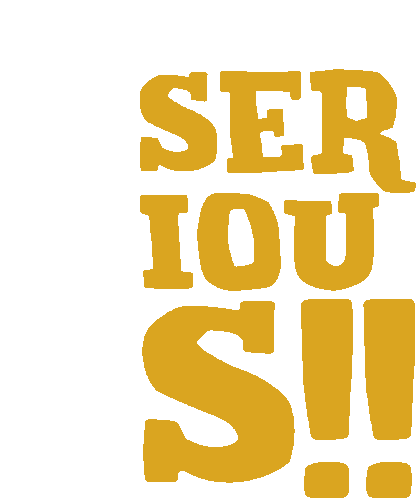 Serious Sticker - Serious Stickers