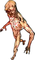 a drawing of a monster with numbers on it 's torso