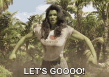 She Hulk Lets Go Lg GIF - She Hulk Lets Go Lets Go She Hulk GIFs