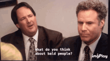 Bald Hate Them GIF - Bald Hate Them Kevin Malone GIFs