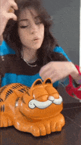 Silly Garfield Phone GIF - Silly Garfield Phone GIFs