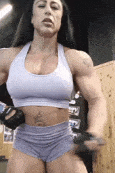 Muscular Biceps GIF - Muscular Biceps Muscle Woman GIFs