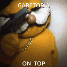 garftopia garfield president gun gangster