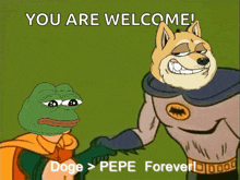 Doge Pepe GIF - Doge Pepe Batman GIFs