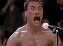 Blood Sport Van Damme GIF - Blood Sport Van Damme Drums GIFs