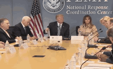 Pence Donald Trump GIF - Pence Donald Trump National Response Coordination Center GIFs