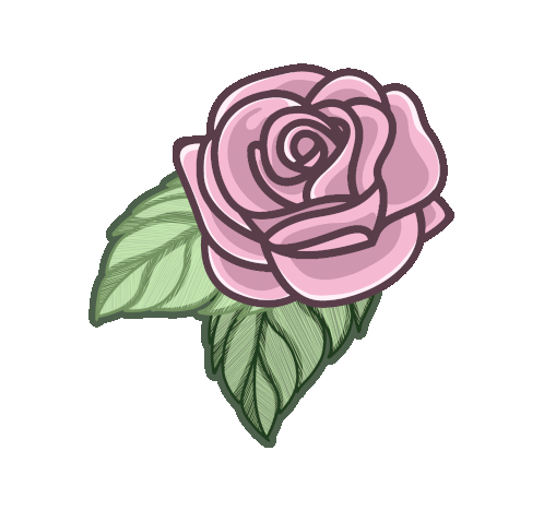 Rose Sticker - Rose Stickers