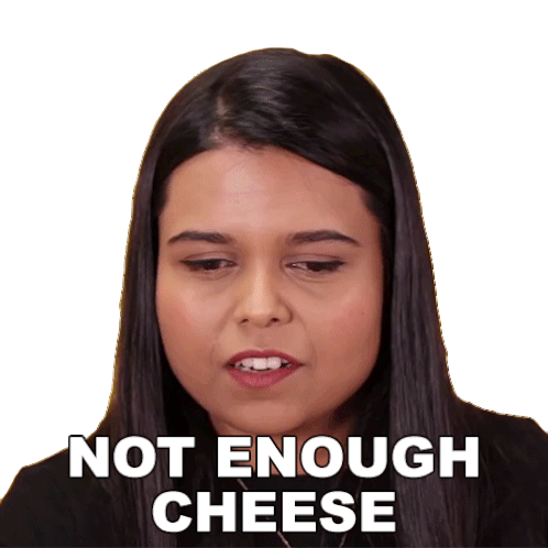Not Enough Cheese Aishwarya Sticker