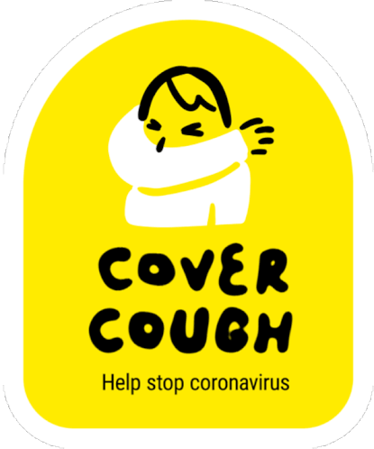 Cover Cough Help Stop Coronavirus Sticker - Cover Cough Help Stop Coronavirus Coronavirus Stickers
