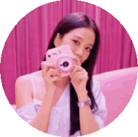 Jisoo Pink Sticker - Jisoo Pink Photo Stickers