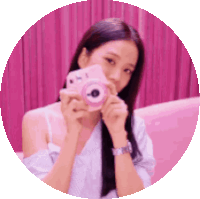 Jisoo Pink Sticker - Jisoo Pink Photo Stickers