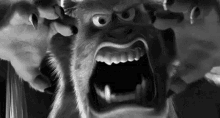 Black And White Sully GIF - Black And White Sully Monsters Inc GIFs