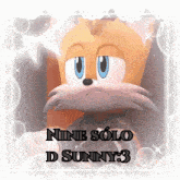 a picture of a cartoon character with the words nine solo d sunny3
