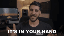 Its In Your Hand Rudy Ayoub GIF - Its In Your Hand Rudy Ayoub Its Up To You GIFs