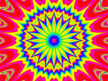 psychedelic colors