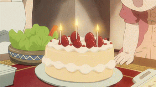 ANIME BIRTHDAY CAKE EASY DESIGN  terrie habets shorts  YouTube