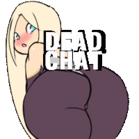 Anime Anime Dead Chat Sticker - Anime Anime Dead Chat Dead Group Chat Stickers