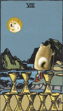 Own The Doge Tarot Doge GIF - Own The Doge Tarot Doge Doge To The Moon GIFs