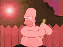Glow Stick Rave Homer GIF - Glow Stick Rave Homer The Simpsons GIFs
