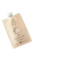 three packages of a product with korean writing on the front