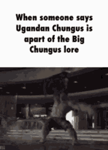 Big Chungus Ugandan Knuckles GIF