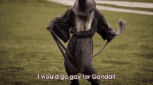 Go Gay For Gandalf GIF - Gandalf Hobbit Gandalf Song GIFs