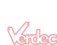 Verdec Logo Verdec Sticker