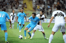 Mathieu Valbuena élimine Trois Parmesans GIF - Olympique De Marseille GIFs