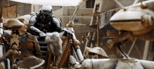 The Book Of Boba Fett Okay Little Guy GIF - The Book Of Boba Fett Okay Little Guy Im Happy To See You Too GIFs