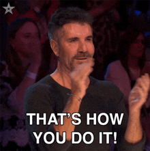 Thats How You Do It Simon Cowell GIF - Thats How You Do It Simon Cowell Britain'S Got Talent GIFs