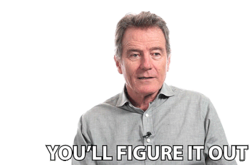 Youll Figure It Out Bryan Cranston Sticker - Youll Figure It Out Bryan Cranston Big Think Stickers