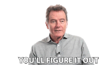 Youll Figure It Out Bryan Cranston Sticker - Youll Figure It Out Bryan Cranston Big Think Stickers