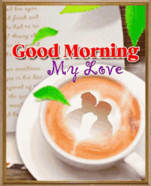 Good Morning My Love GIF - Good Morning My Love Morning Coffee GIFs