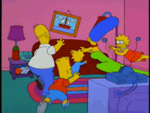 The Simpsons Couch Gag GIF - The Simpsons Couch Gag Compressed GIFs
