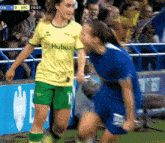Guro Reiten Tapping The Badge GIF - Guro Reiten Tapping The Badge Proper Chels GIFs