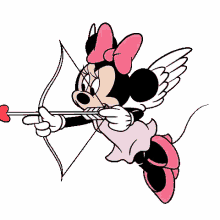 Minnie Mouse Cupid GIF