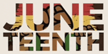 a poster for june tenth with a camouflage pattern on it
