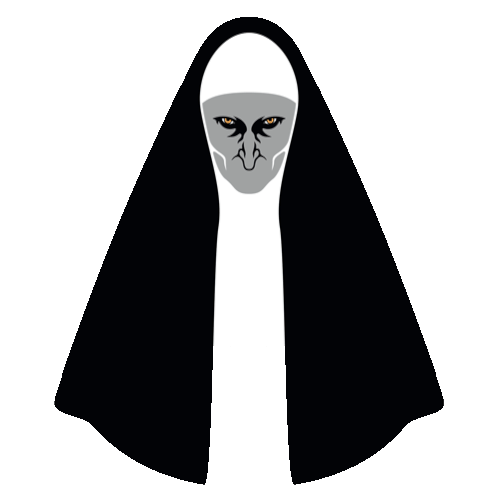 The Nun The Conjuring Sticker - The Nun The Conjuring Horror Icons Stickers