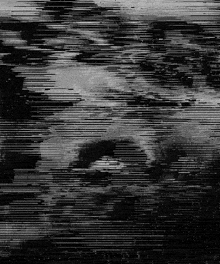 it looks like a black and white photo of a cloudy sky with a lot of lines .