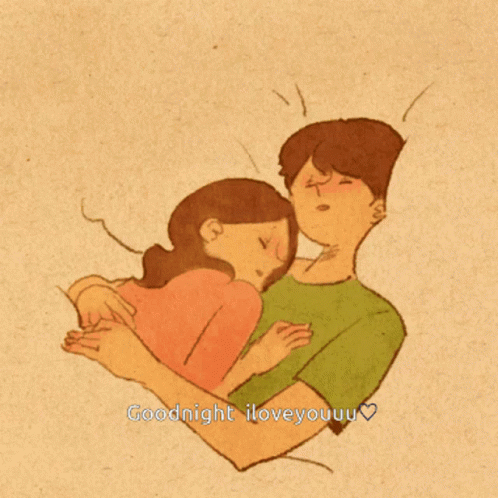 Cartoon Couple Sleeping GIFs | Tenor