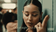 Out Of Sight Out Of Mind Maddy Perez GIF - Out Of Sight Out Of Mind Maddy Perez Alexa Demie GIFs