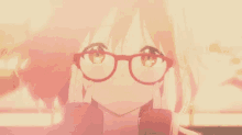 Anime Eye Glasses GIF - Anime Eye Glasses Pretty GIFs