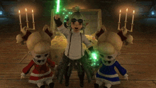Lalafell Party GIF - Lalafell Party Glowstick GIFs