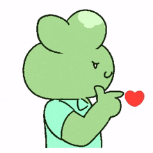 green cute