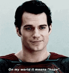 Superman Hope GIF - Superman Hope Henry Cavill GIFs
